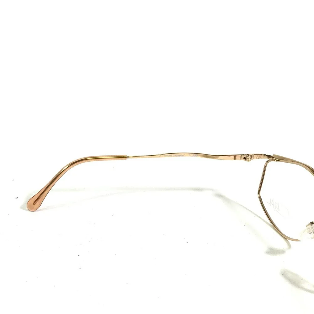 Cazal Eyeglasses Frames MOD 121 Col.840 Gold Geometric Full Wire Rim 55-16-135